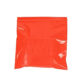 6" x 9" - 2 mil Red Reclosable Poly Bags