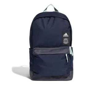 Backpack adidas logo CLAS BP POCKET, blue