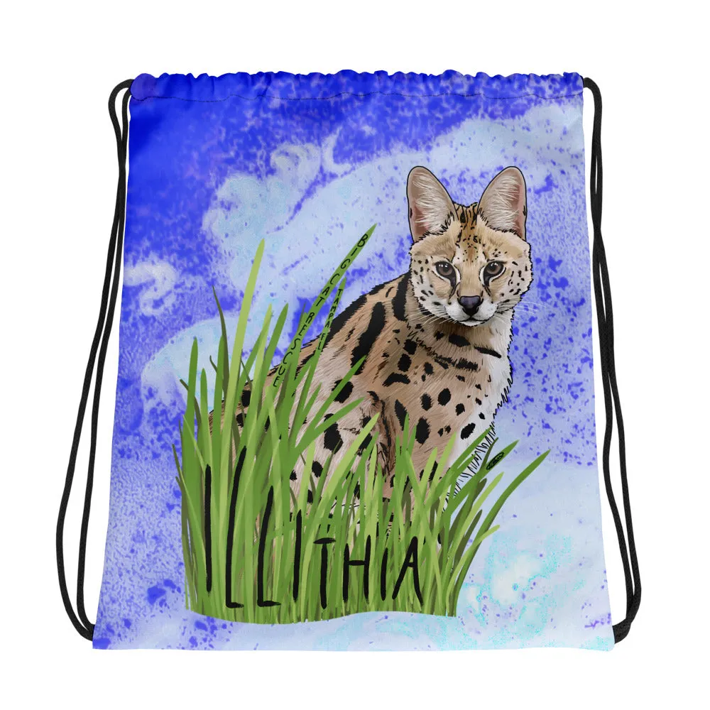 Bag - Illithia Serval Drawstring