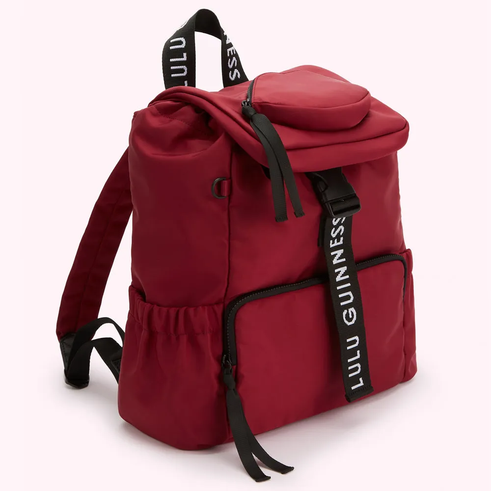 BEET RED MILLIE BACKPACK