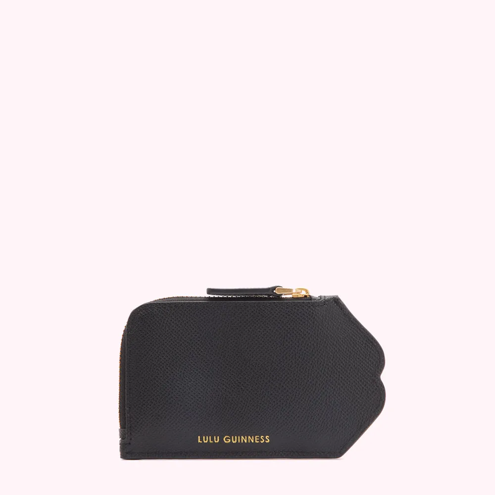 BLACK POP UP LIP LILIANA WALLET