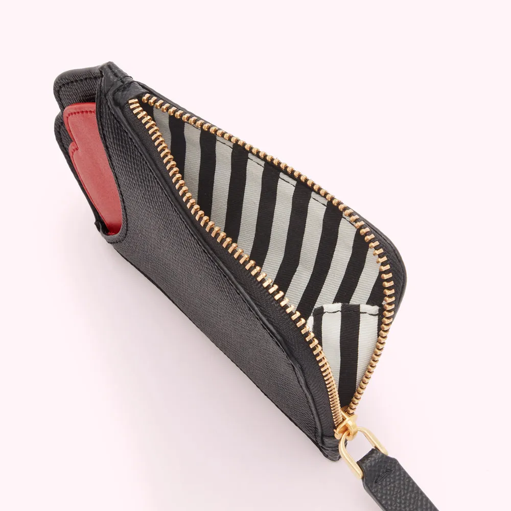 BLACK POP UP LIP LILIANA WALLET