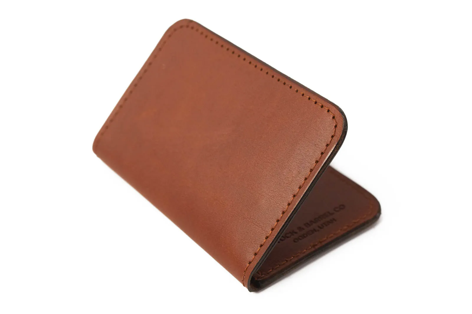 Blemished | No.52 | 'Chestnut' Vertical Leather Wallet