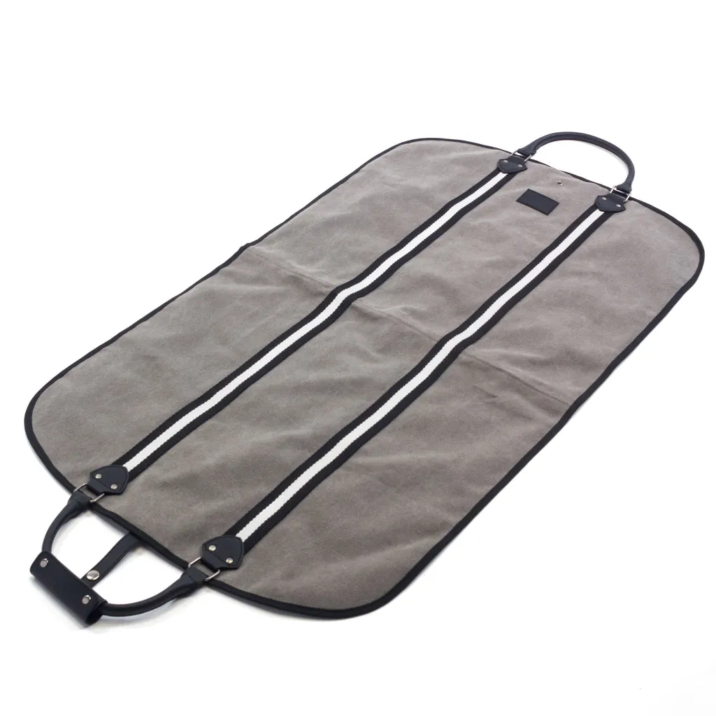 Brouk & Co Original Grey Stripe Garment Bag