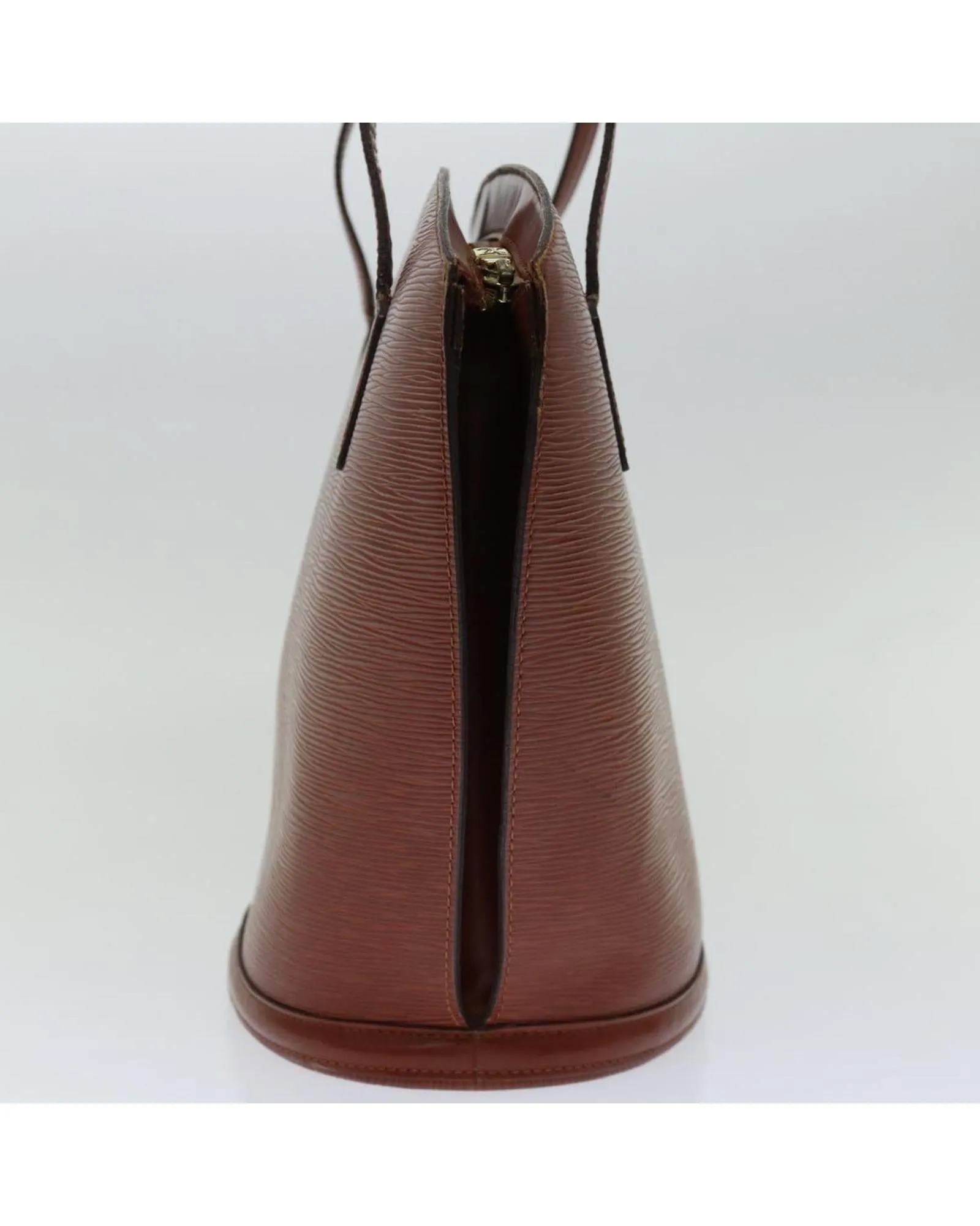 Brown Epi Leather Shoulder Bag with 10.6inch Drop (Rank C)