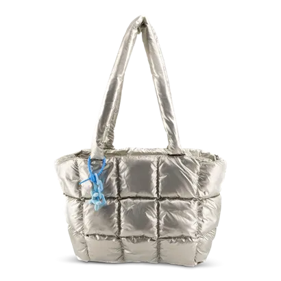 C.O.B by CULTURE OF BRAVE BIGTIME TOTE HANDBAG | CHAMPAGNE