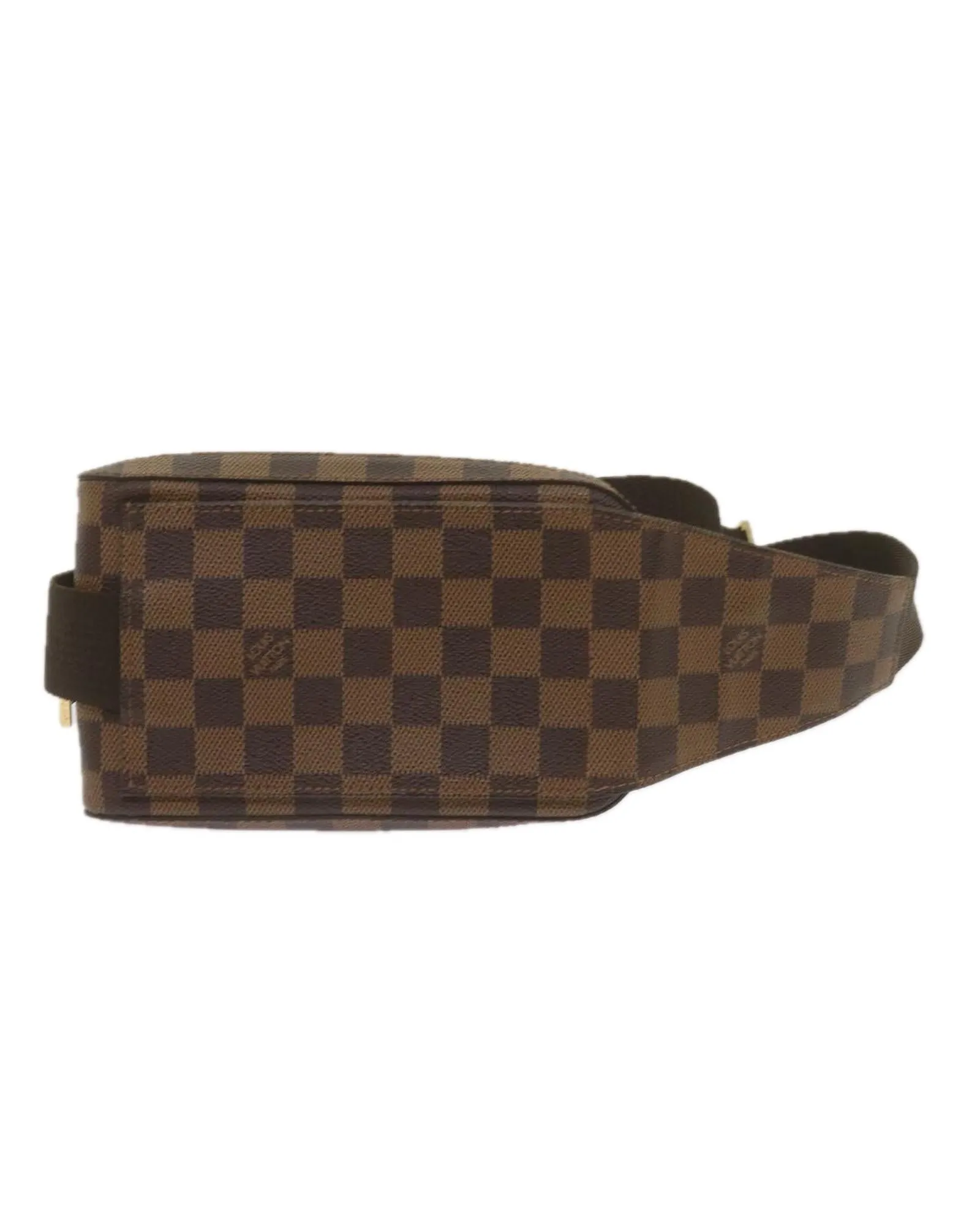 Damier Ebene Shoulder Bag with Adjustable Strap