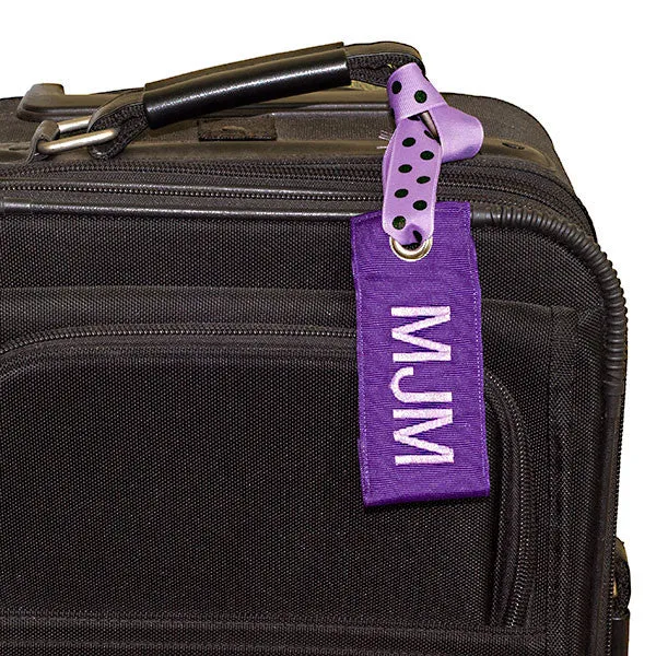 Dark Purple Luggage Tag