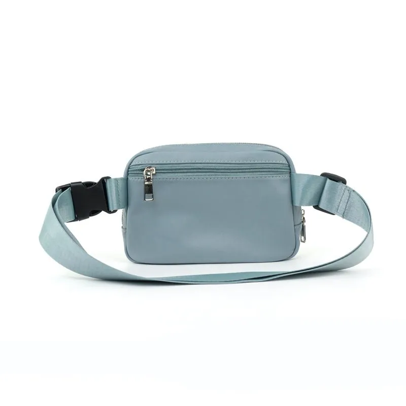 Dixie Nylon Belt/Crossbody Bag -  Cerulean Blue