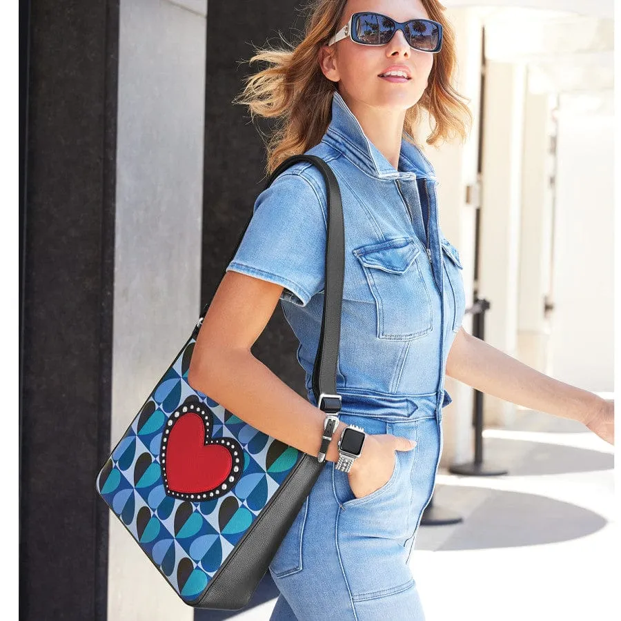 Fashionista Moody Blue Shoulderbag