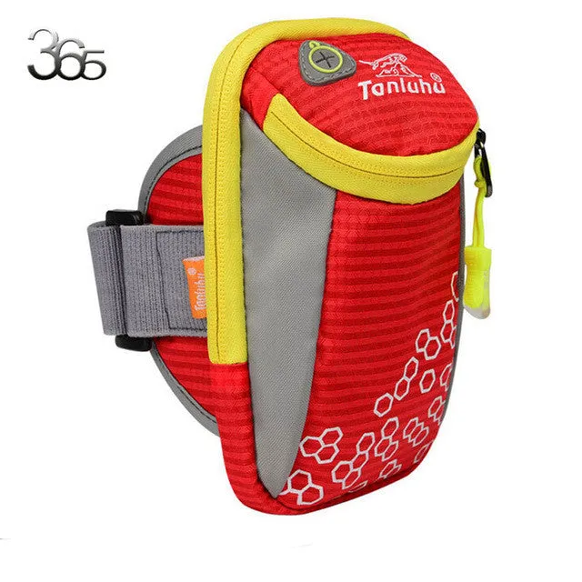 Free Shipping Big  Size:4x9x16cm Nice New Wrist Pouch Cell Phone Nylon Arm Bag Armband Wrist Belt Bag Pack