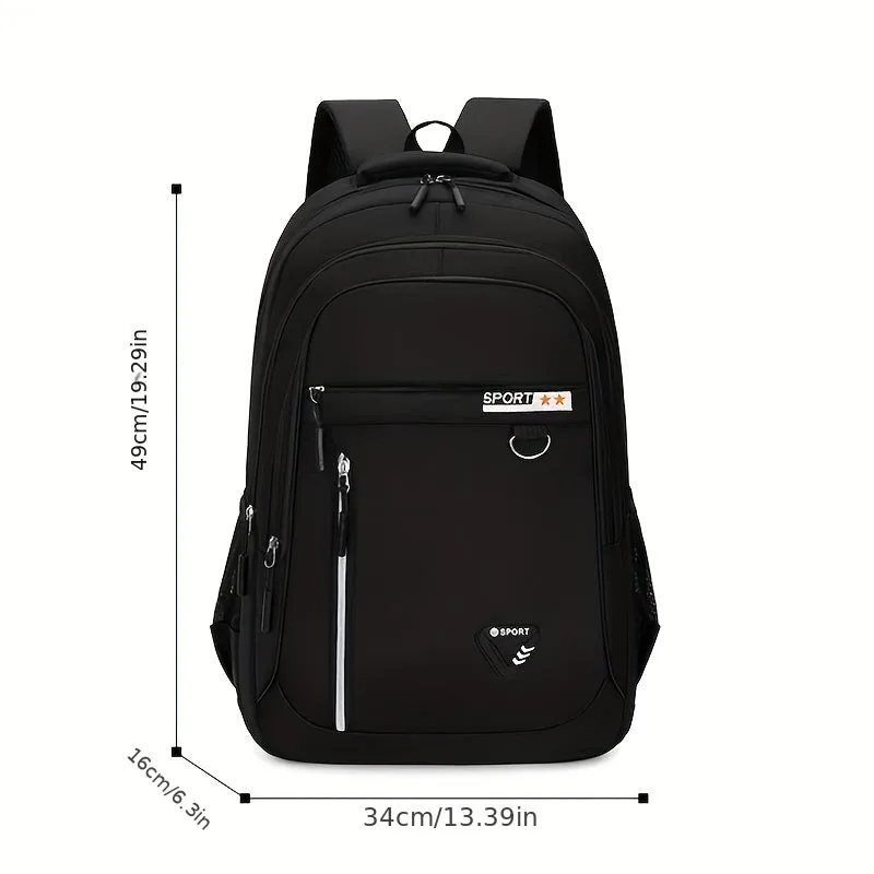 H20Proof Mens Travel Backpack ExtraLarge LaptopFriendly School Bag