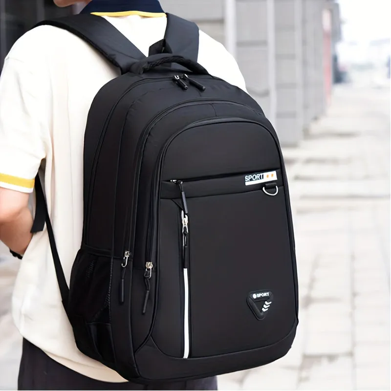 H20Proof Mens Travel Backpack ExtraLarge LaptopFriendly School Bag