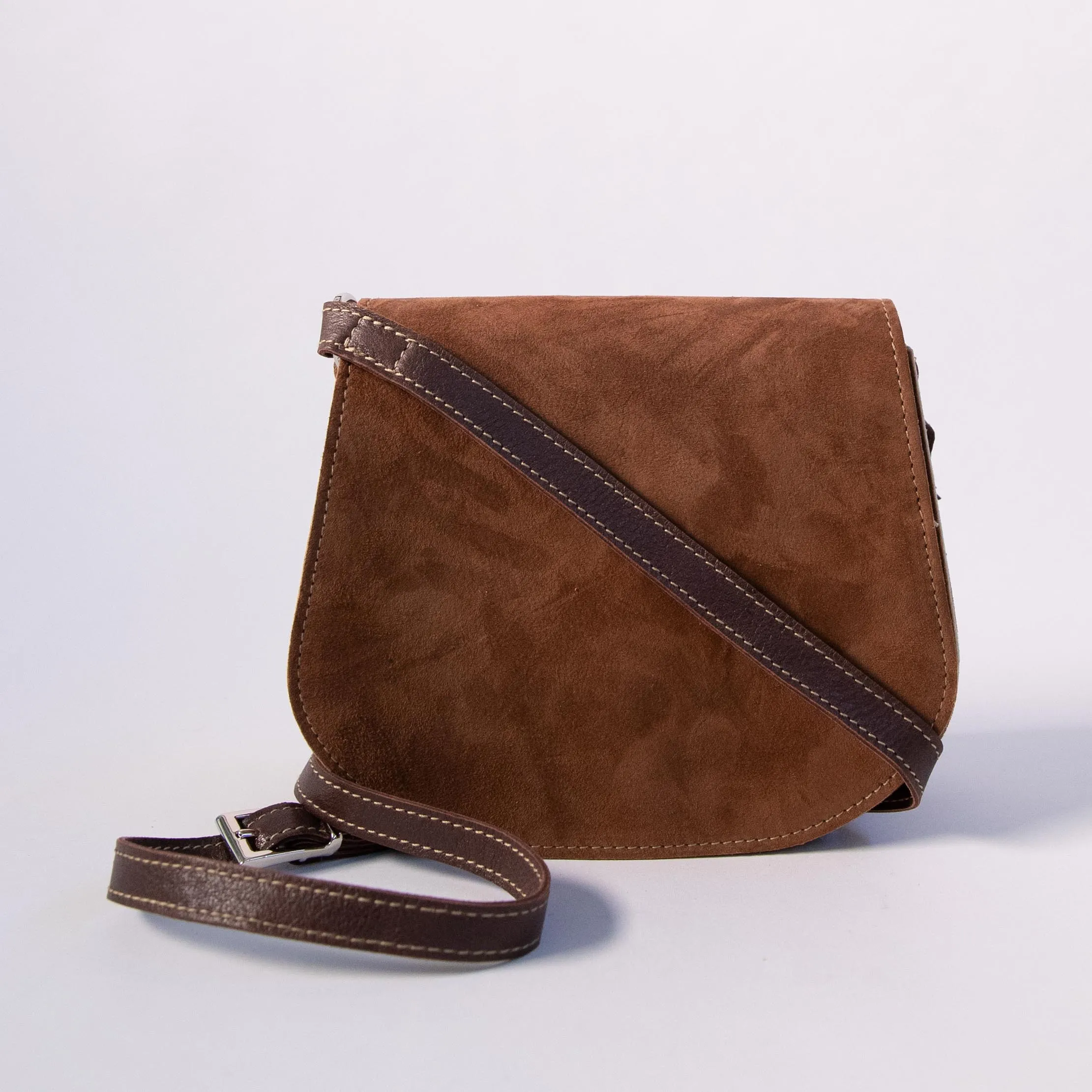 Harpers Italian Leather Gigi Crossbody Bag in Walnut