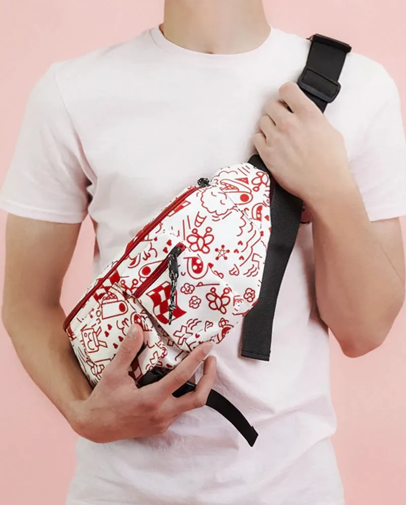 ICY - Fashion Graffiti Hip Sack Sling Bag