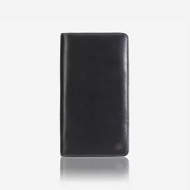 Jekyll & Hide Texas Large Zip-Around Travel And Passport Organiser, Black