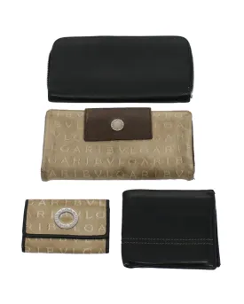 Leather Wallet Set with 4 Compartments