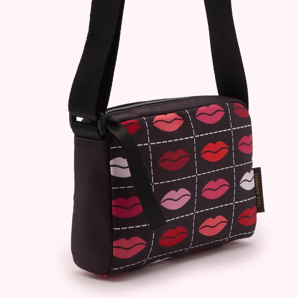 LIP GRID BESSIE CROSSBODY BAG