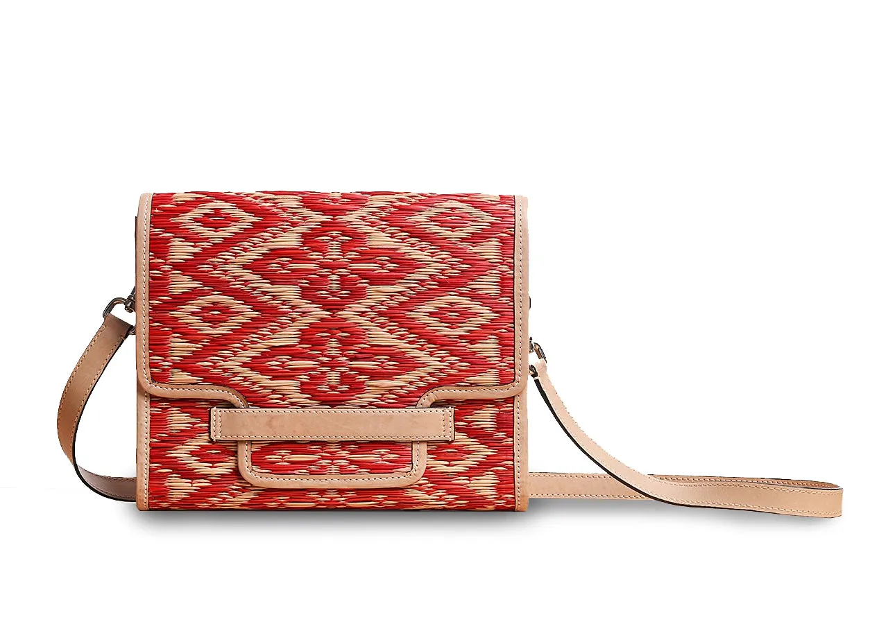 Marla Clutch Bag (Red-Nude)