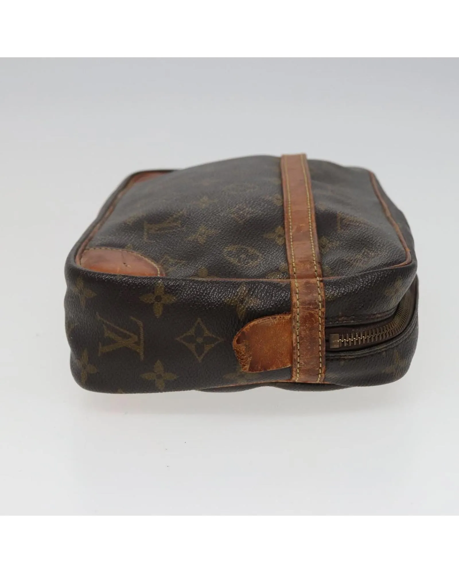 Monogram Canvas Clutch Bag with Iconic Design