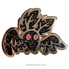 Moth Man Cute Cryptozoology Enamel Pins Near Me