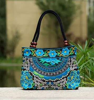 New Coming Fashion  Women' handbag!New nice Embroidered Lady bags national trend handbag embroidered embroidery Lady carry bag