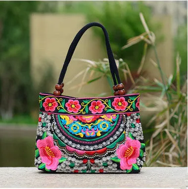 New Coming Fashion  Women' handbag!New nice Embroidered Lady bags national trend handbag embroidered embroidery Lady carry bag