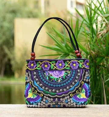 New Coming Fashion  Women' handbag!New nice Embroidered Lady bags national trend handbag embroidered embroidery Lady carry bag