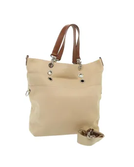 Nova Check Canvas Tote Bag with Shoulder Strap