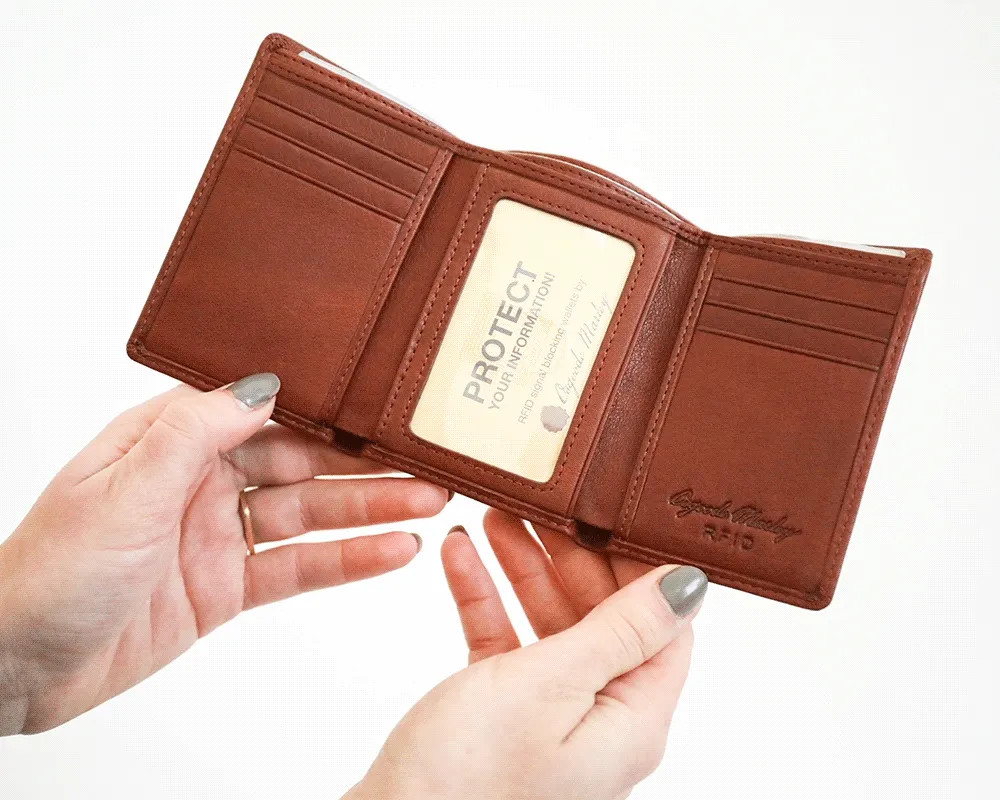 Osgoode Marley Leather RFID Trifold