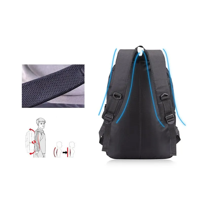 Oxford Cloth Men's Waterproof Business Casual Large Backpack