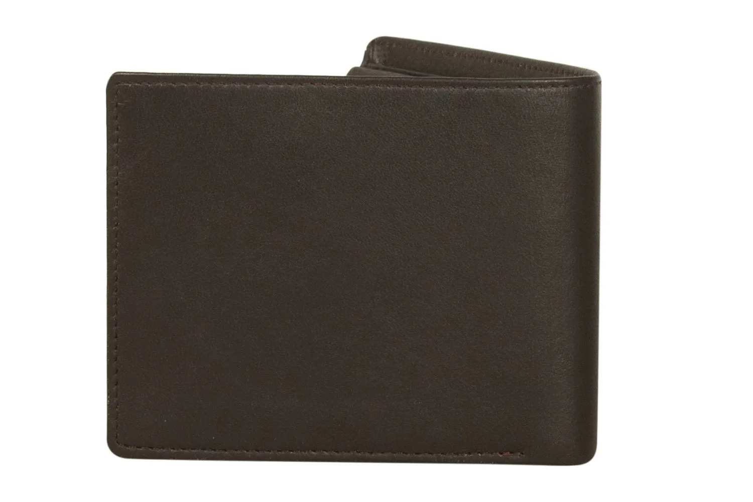 Sakkas Men's Leather Bi-fold Wallet -Id Windows / Card Slots with Gift Bag