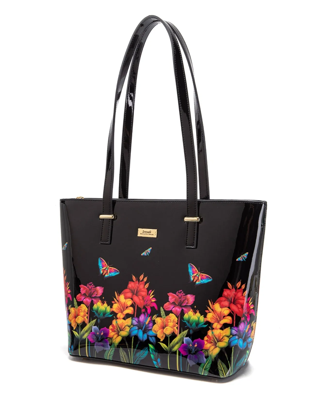 Serenade - SN84-0817 Mila Large Leather Tote Bag