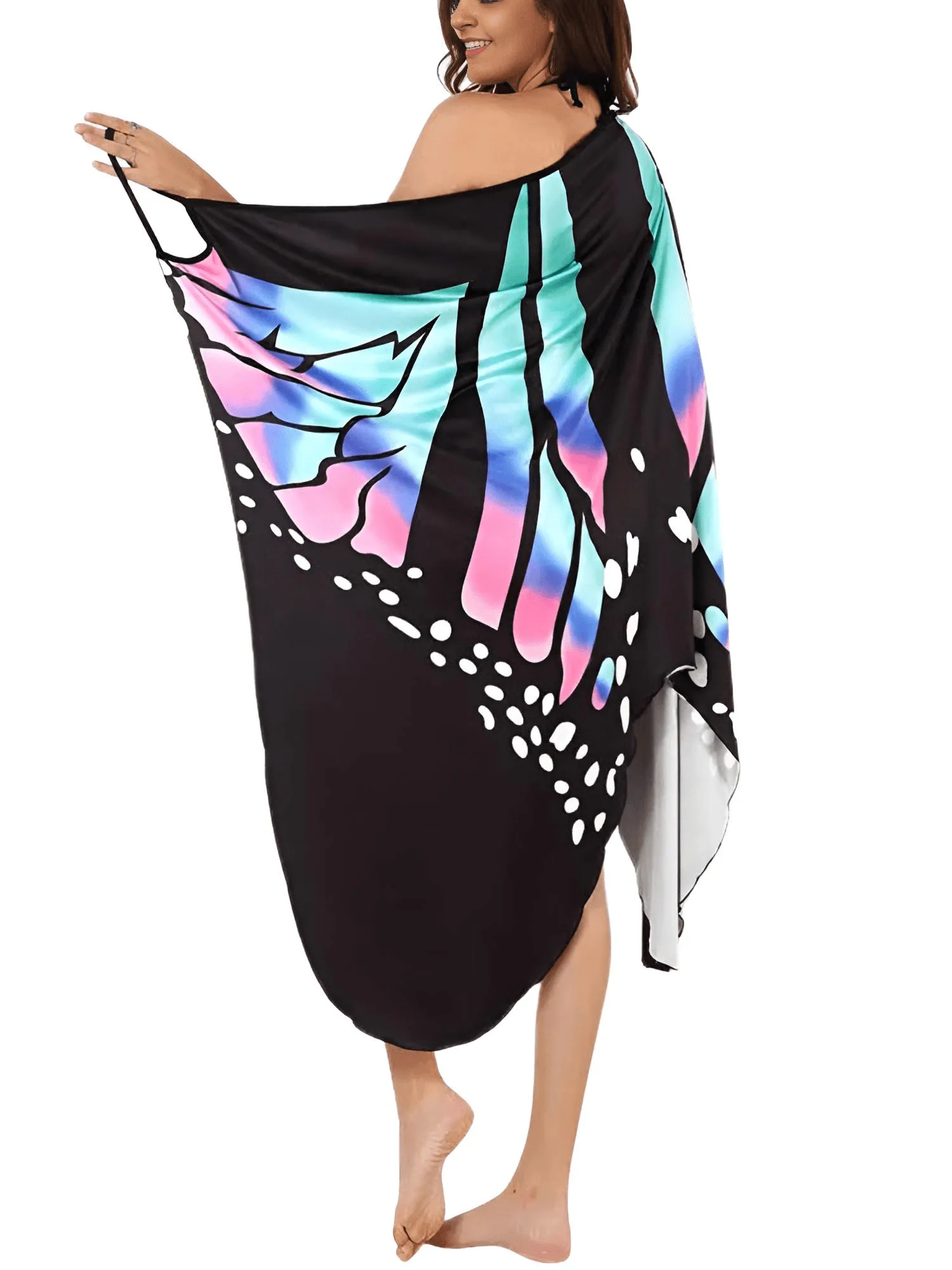 Sexy Butterfly Cover Up Women's Sarong Wrap Skirt Beachwear