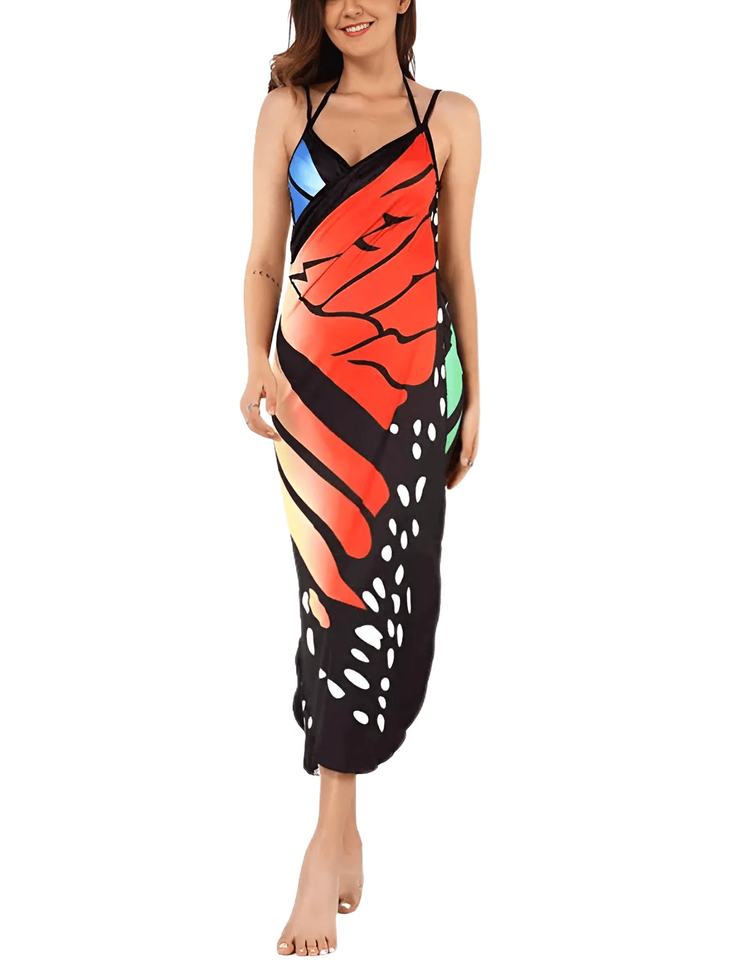 Sexy Butterfly Cover Up Women's Sarong Wrap Skirt Beachwear