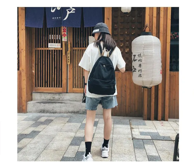 Simple Swagger Bag Polyamides and Nylon Backpack for Travel or Business