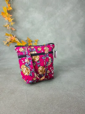 Small Handbag Pink with sandal Floral Prints