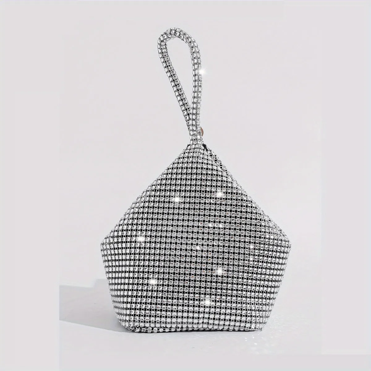 Sparkling Rhinestone Evening Bag Perfect Prom  Wedding Accessory