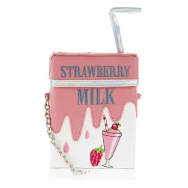 Strawberry Milk Carton Bag