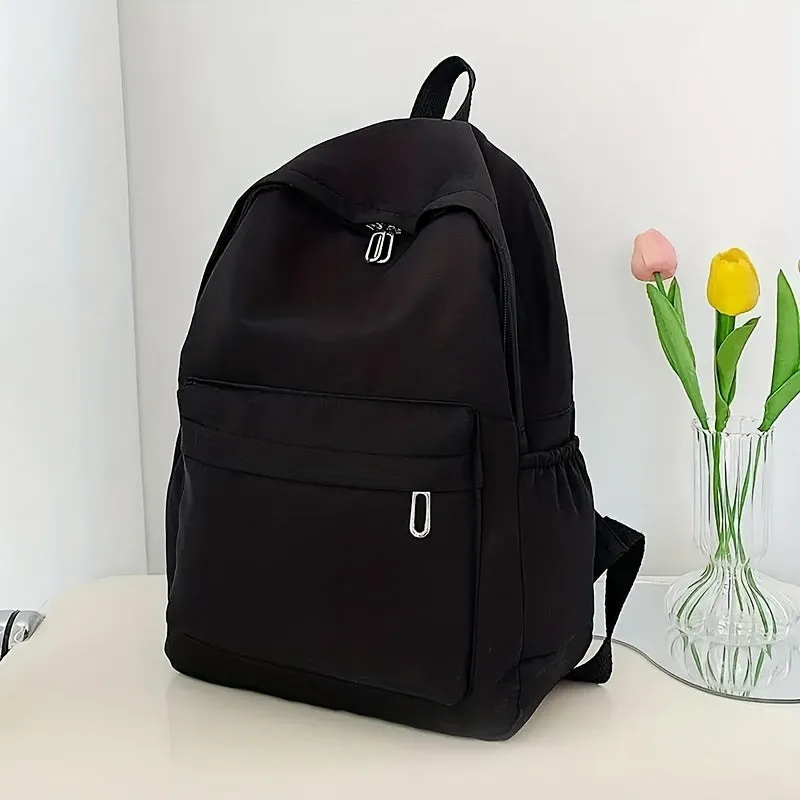 Stylish Mini Casual Schoolbag Simple  Spacious Travel Backpack