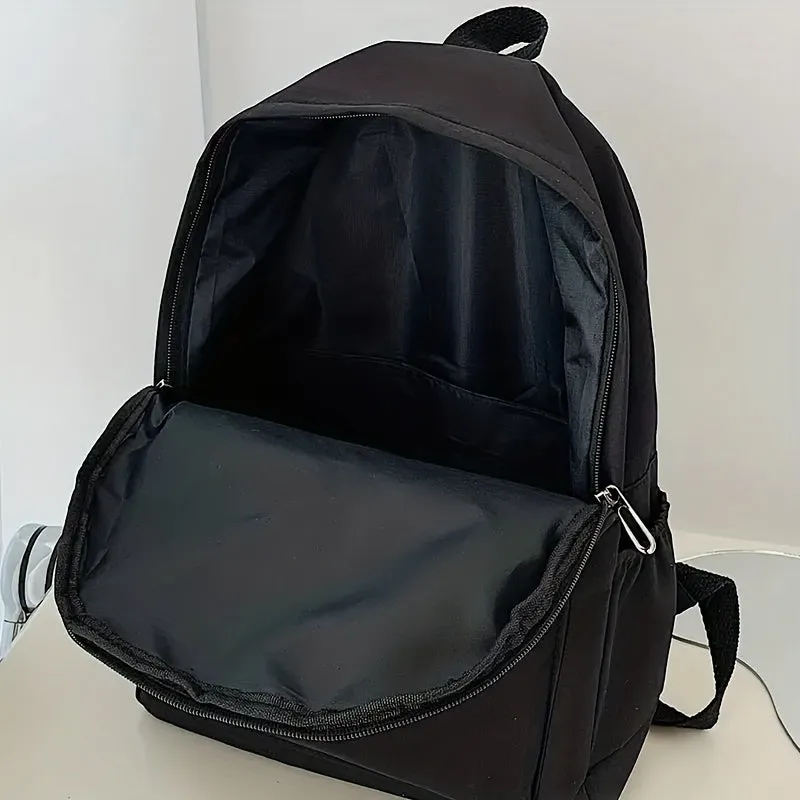 Stylish Mini Casual Schoolbag Simple  Spacious Travel Backpack