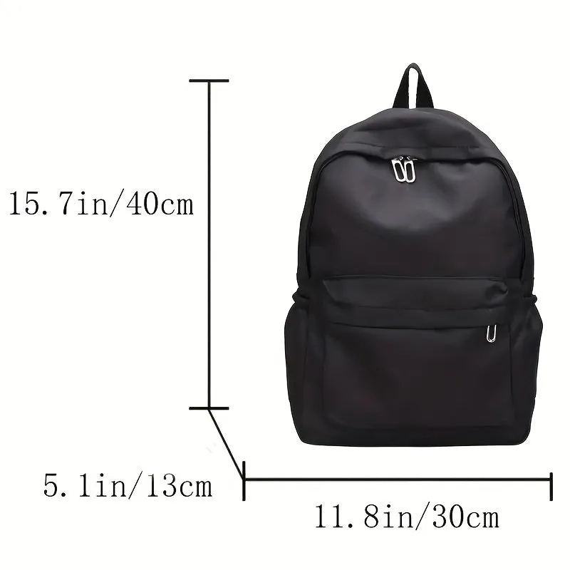 Stylish Mini Casual Schoolbag Simple  Spacious Travel Backpack