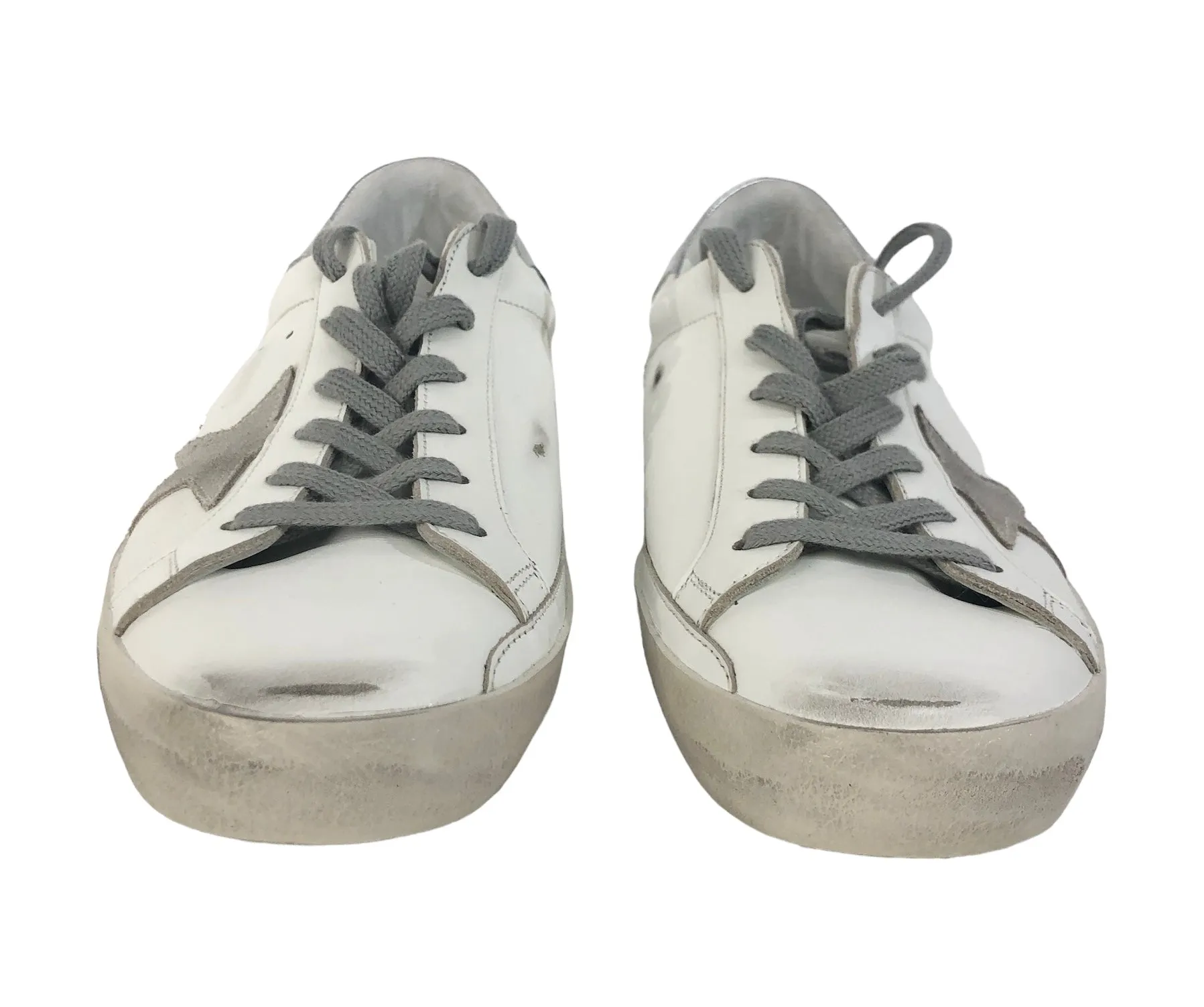 Superstar Mixed Leather Sneakers | Size US 9/9.5 - IT 40