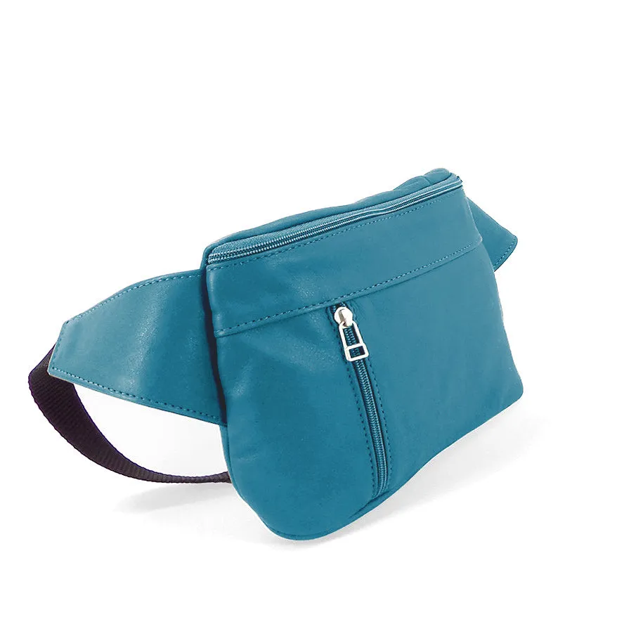 Sven multi-compartment leather fanny pack