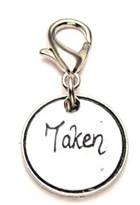 Taken Circle Zipper Pull