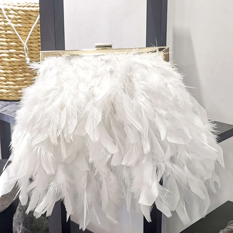 TEEK - Fashion Feather Handbag