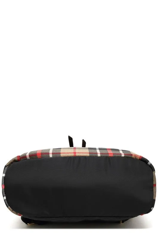 TEEK - MKF Collection Nishi Plaid Backpack