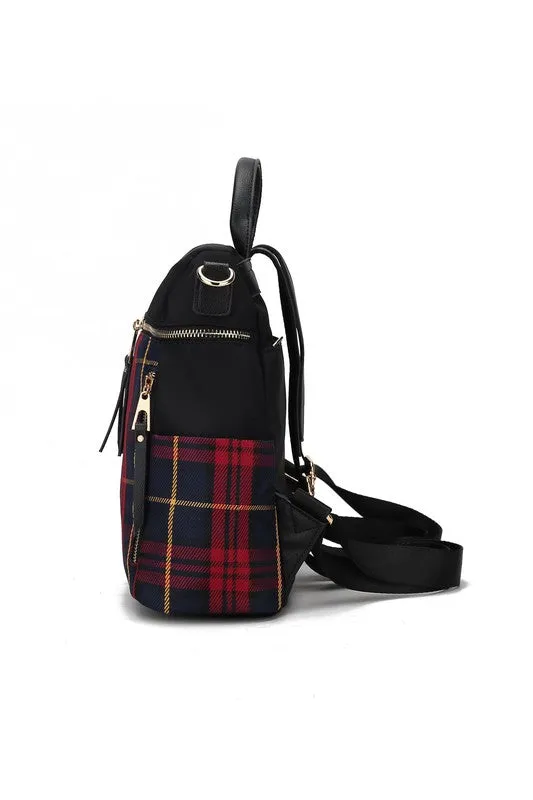 TEEK - MKF Collection Nishi Plaid Backpack