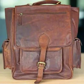 Viceroy Leather Messenger Backpack