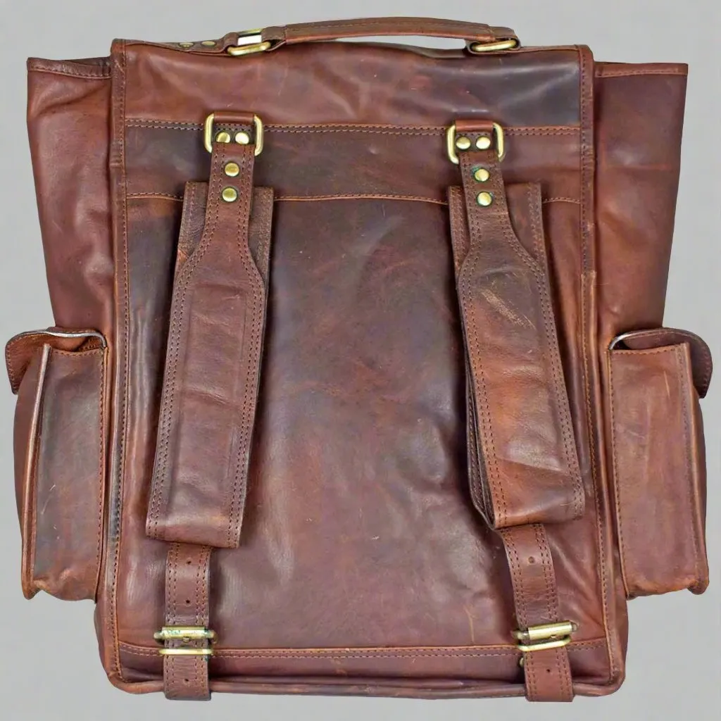 Viceroy Leather Messenger Backpack